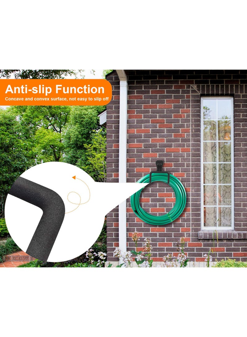 Metal Garden Hose Holder - Heavy Duty Hose Hanger Wall Mounted Water Hose Holder for Outside Yard, Durable Hose Hooks Ideal for Water Hose, Extension Cords (1pcs) - Image 5